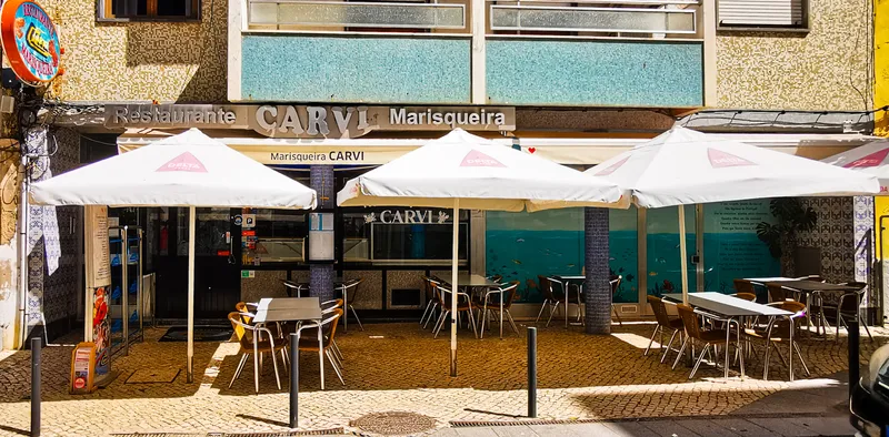Fachada da Marisqueira Carvi