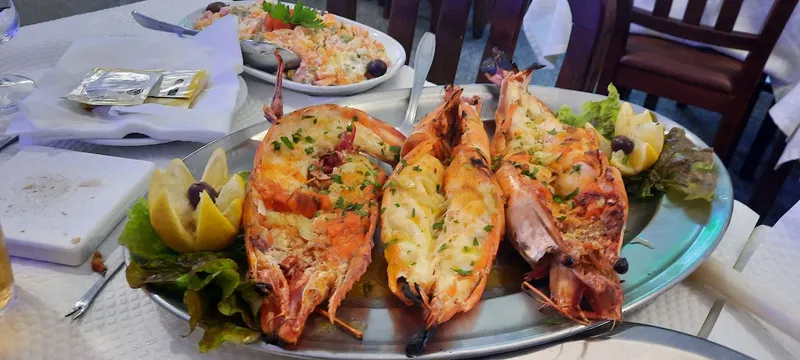 Marisco recheado grelhado